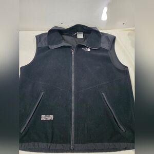 Vintage The North Face Vest Men's XL Black Gore Windstopper Full Zip Fleece 90s